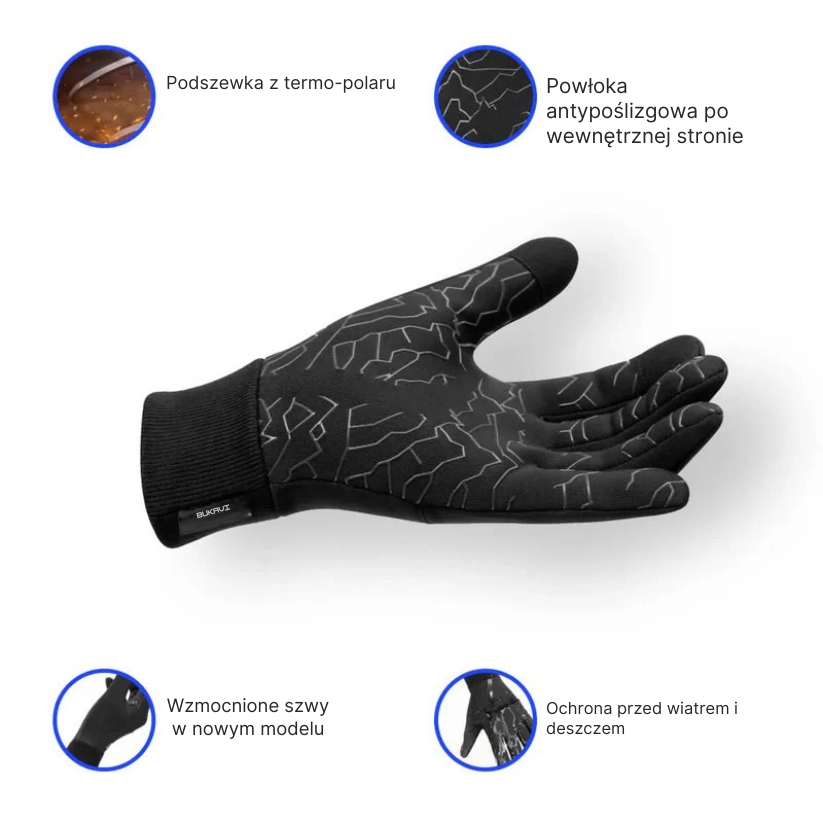 Premium Termiczne Rękawiczki Rowerowy 2.0