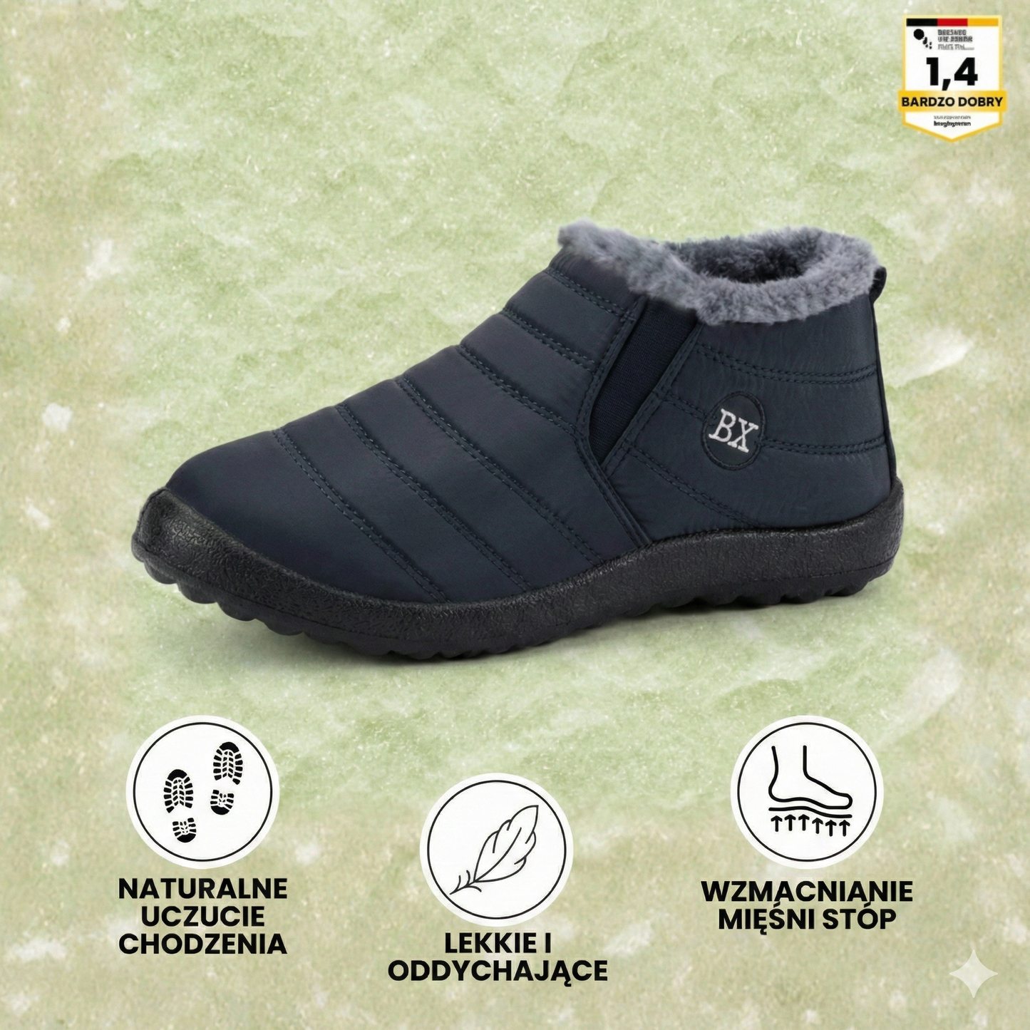 Komfort stóp - ergonomiczne i antypoślizgowe buty zimowe zapewniające wygodę